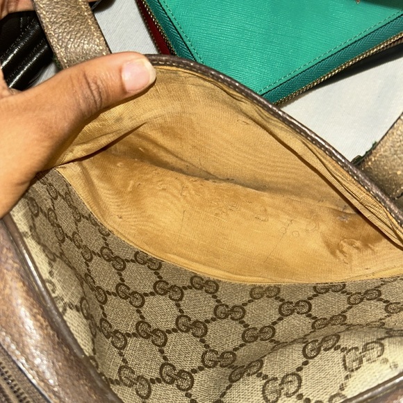 GUCCI LEATHER BOSTON HAND BAG - Picture 9 of 14